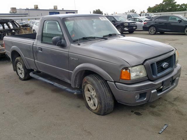 1FTYR10U45PA25726 - 2005 FORD RANGER GRAY photo 1