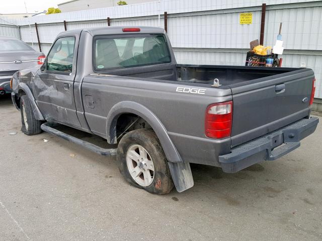 1FTYR10U45PA25726 - 2005 FORD RANGER GRAY photo 3