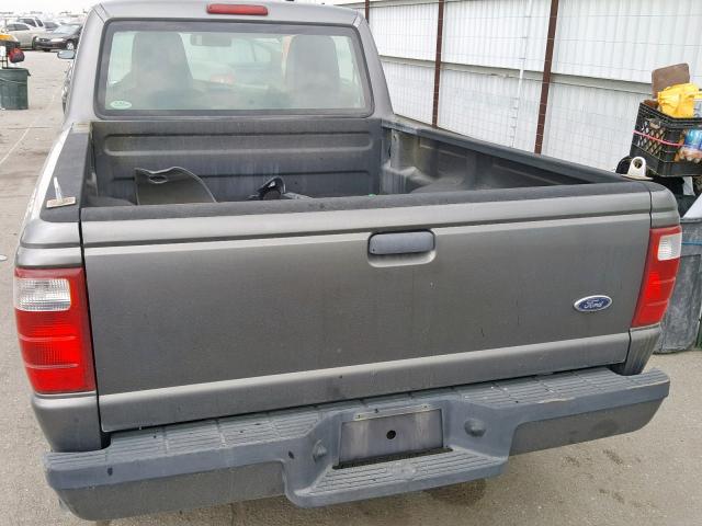 1FTYR10U45PA25726 - 2005 FORD RANGER GRAY photo 6