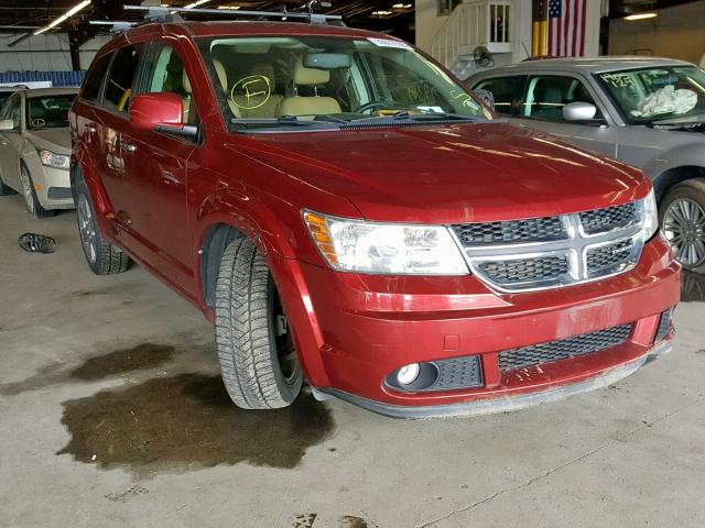 3D4PH9FG1BT510527 - 2011 DODGE JOURNEY LU RED photo 1