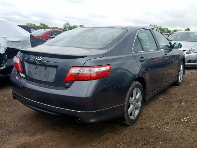 4T1BE46K47U052157 - 2007 TOYOTA CAMRY NEW GRAY photo 4