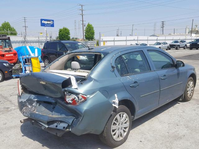 1G1AB5F59A7218745 - 2010 CHEVROLET COBALT LS TURQUOISE photo 4