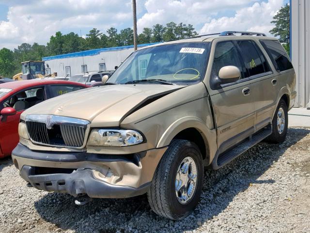 5LMPU28L2XLJ13303 - 1999 LINCOLN NAVIGATOR TAN photo 2