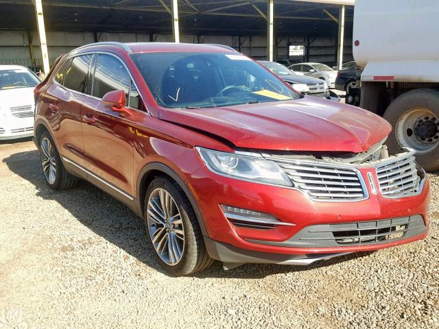 5LMTJ2AH1FUJ40823 - 2015 LINCOLN MKC BURGUNDY photo 1