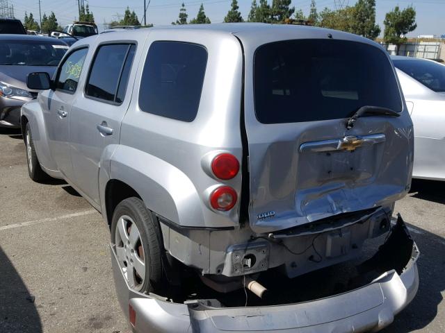 3GNDA13D47S533692 - 2007 CHEVROLET HHR LS SILVER photo 3