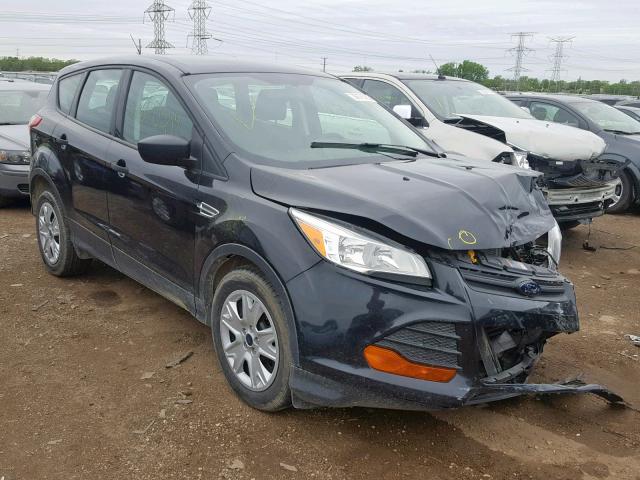 1FMCU0F78EUB57390 - 2014 FORD ESCAPE S BLACK photo 1