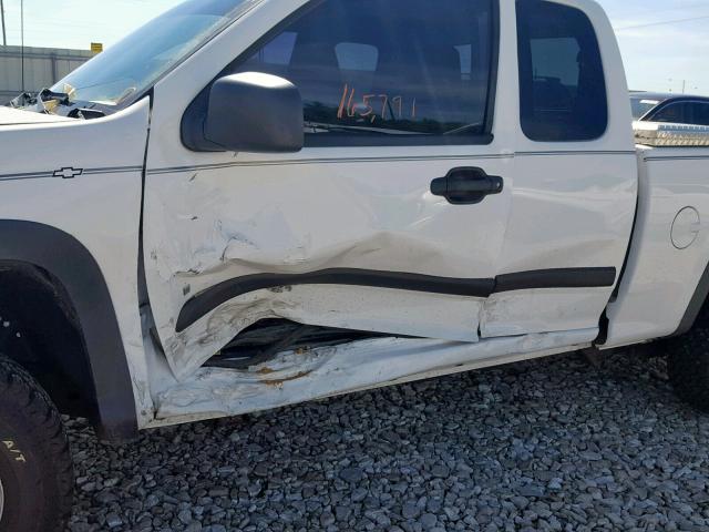 1GCDT39E688200113 - 2008 CHEVROLET COLORADO L WHITE photo 9