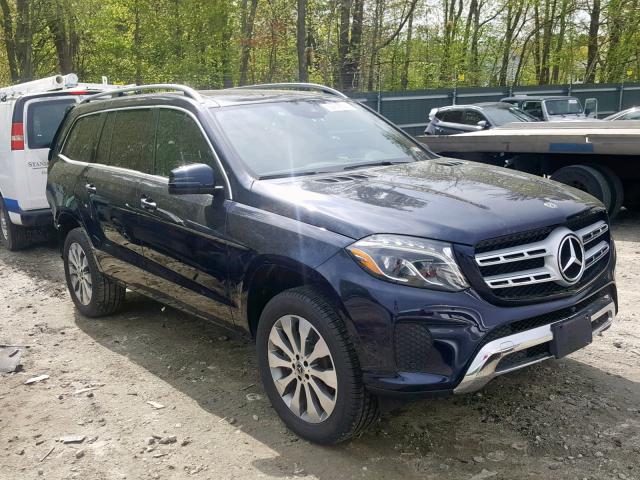 4JGDF6EE9JB160175 - 2018 MERCEDES-BENZ GLS 450 4M BLUE photo 1