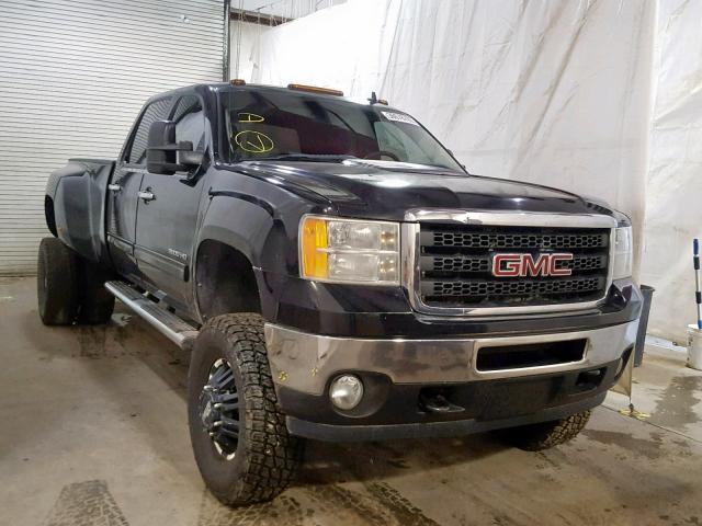 1GT424C81BF112553 - 2011 GMC SIERRA K35 BLACK photo 1