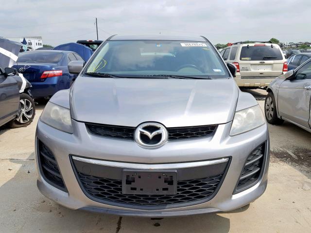 JM3ER2W39A0327109 - 2010 MAZDA CX-7 GRAY photo 9