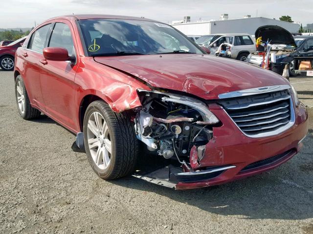 1C3CCBAB7DN686986 - 2013 CHRYSLER 200 LX MAROON photo 1