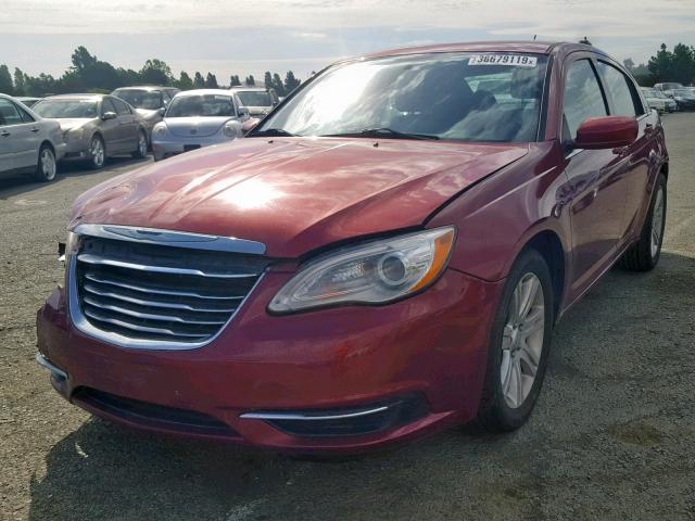 1C3CCBAB7DN686986 - 2013 CHRYSLER 200 LX MAROON photo 2