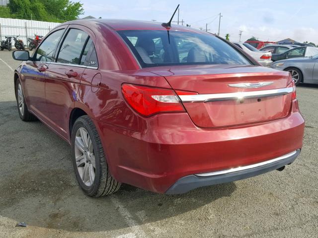 1C3CCBAB7DN686986 - 2013 CHRYSLER 200 LX MAROON photo 3