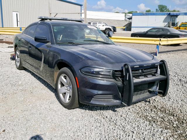 2C3CDXAT8JH280951 - 2018 DODGE CHARGER PO GRAY photo 1