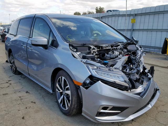 5FNRL6H90JB099474 - 2018 HONDA ODYSSEY EL SILVER photo 1