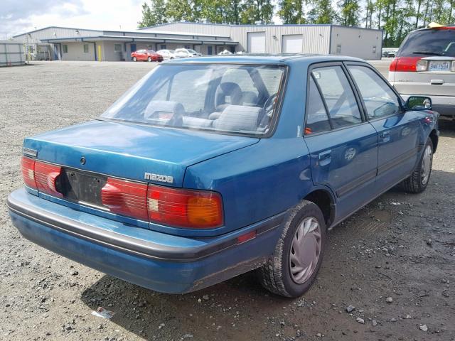 JM1BG2261R0818917 - 1994 MAZDA PROTEGE LX TEAL photo 4