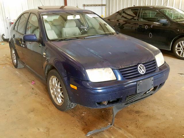 3VWPD69M31M195972 - 2001 VOLKSWAGEN JETTA WOLF BLUE photo 1