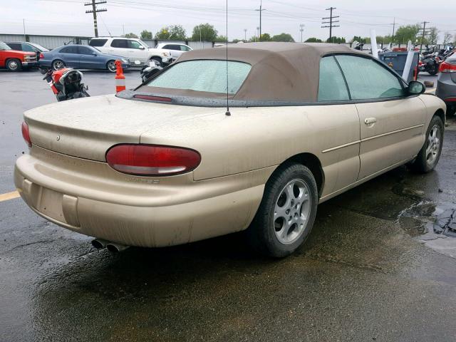 3C3EL55HXYT271949 - 2000 CHRYSLER SEBRING JX TAN photo 4