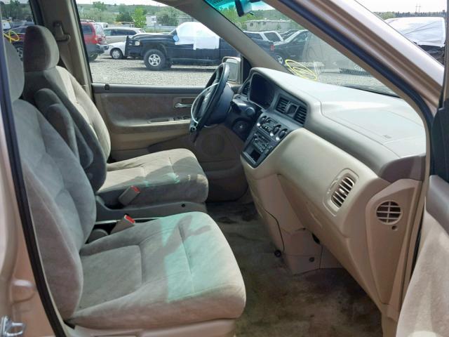 5FNRL18602B023912 - 2002 HONDA ODYSSEY EX GOLD photo 5