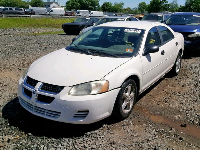 1B3EL36X34N370095 - 2004 DODGE STRATUS SE WHITE photo 2