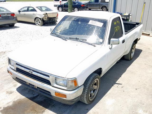 4TARN81A0PZ084949 - 1993 TOYOTA PICKUP 1/2 WHITE photo 2