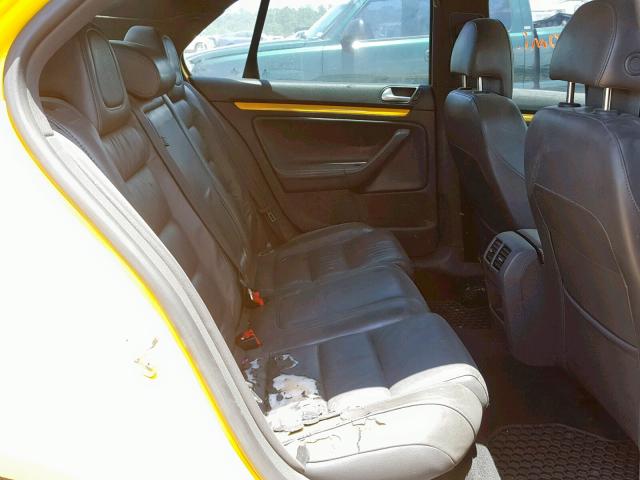 3VWWJ71K57M174702 - 2007 VOLKSWAGEN JETTA GLI YELLOW photo 6