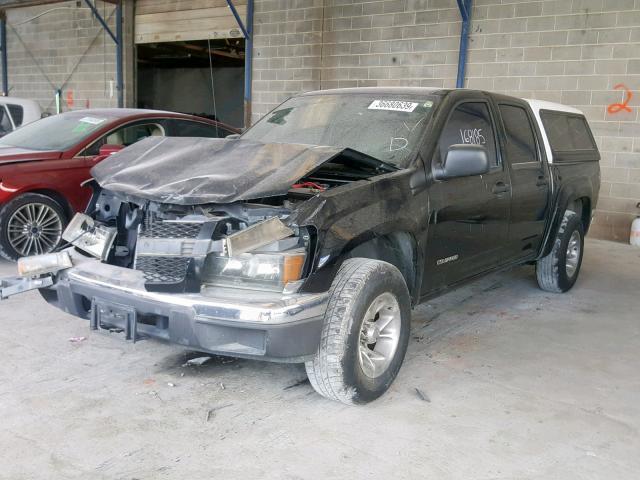 1GCCS136548219721 - 2004 CHEVROLET COLORADO BLACK photo 2