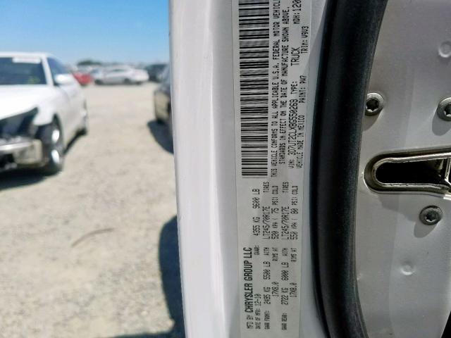 3D7UT2CLXBG550269 - 2011 DODGE RAM 2500 WHITE photo 10