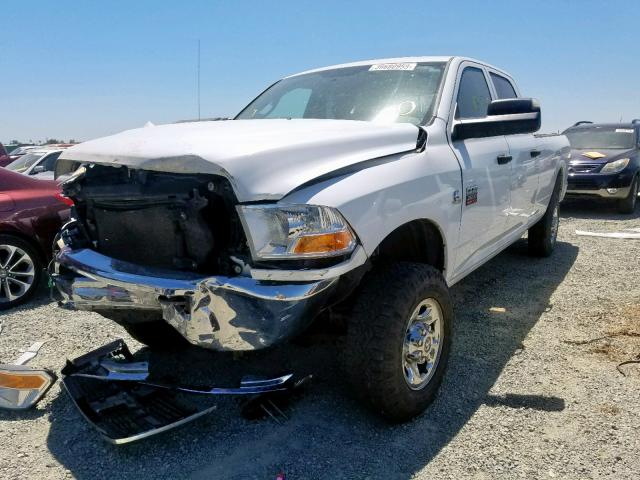 3D7UT2CLXBG550269 - 2011 DODGE RAM 2500 WHITE photo 2