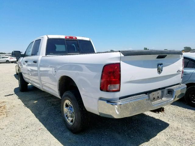 3D7UT2CLXBG550269 - 2011 DODGE RAM 2500 WHITE photo 3