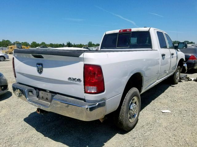 3D7UT2CLXBG550269 - 2011 DODGE RAM 2500 WHITE photo 4