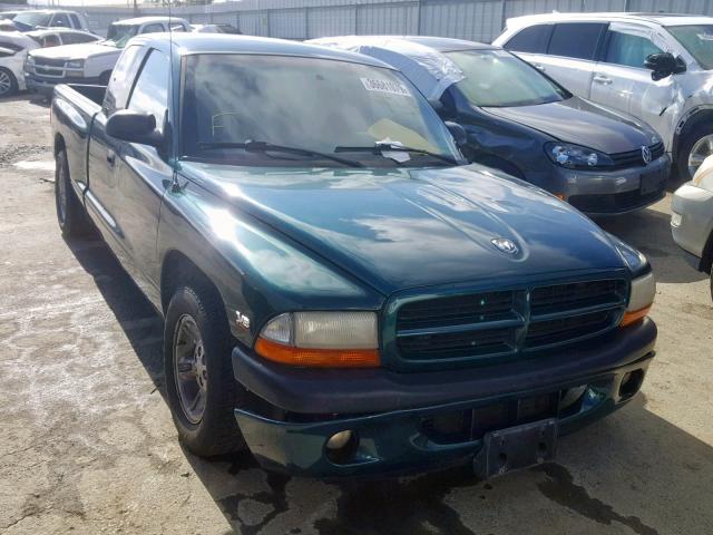 1B7GL23YXVS250943 - 1997 DODGE DAKOTA GREEN photo 1