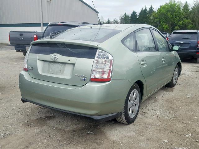 JTDKB20U693503934 - 2009 TOYOTA PRIUS GREEN photo 4