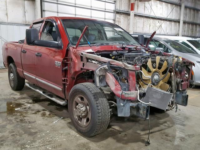 3D3KR28A78G181765 - 2008 DODGE RAM 2500 S RED photo 1