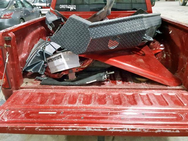 3D3KR28A78G181765 - 2008 DODGE RAM 2500 S RED photo 9