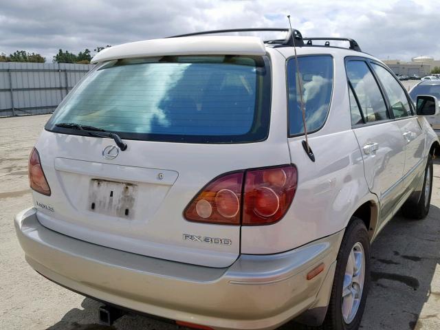 JT6GF10U8X0023792 - 1999 LEXUS RX 300 CREAM photo 4