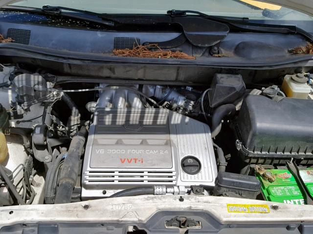 JT6GF10U8X0023792 - 1999 LEXUS RX 300 CREAM photo 7