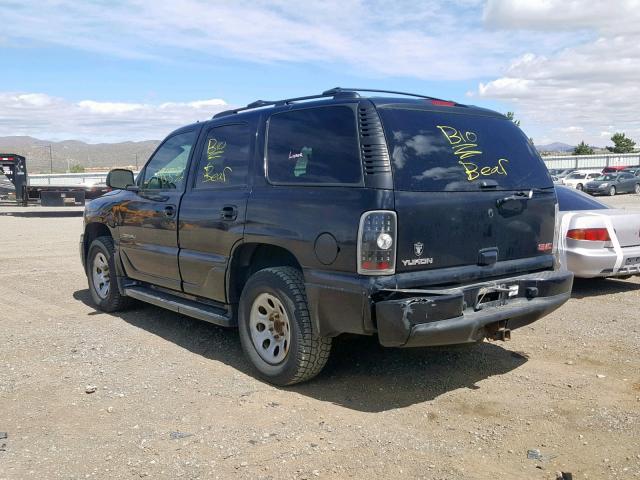 1GKEK63U26J122853 - 2006 GMC YUKON DENA BLACK photo 3