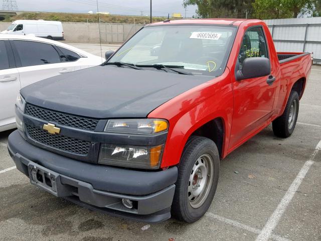 1GCCSBFE8C8160591 - 2012 CHEVROLET COLORADO RED photo 2