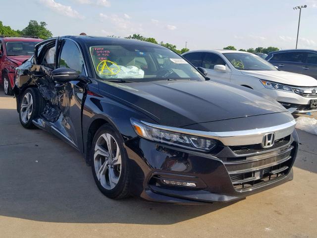 1HGCV1F53JA050914 - 2018 HONDA ACCORD EXL BLACK photo 1