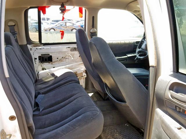 1B7HG2ANX1S263848 - 2001 DODGE DAKOTA QUA WHITE photo 6