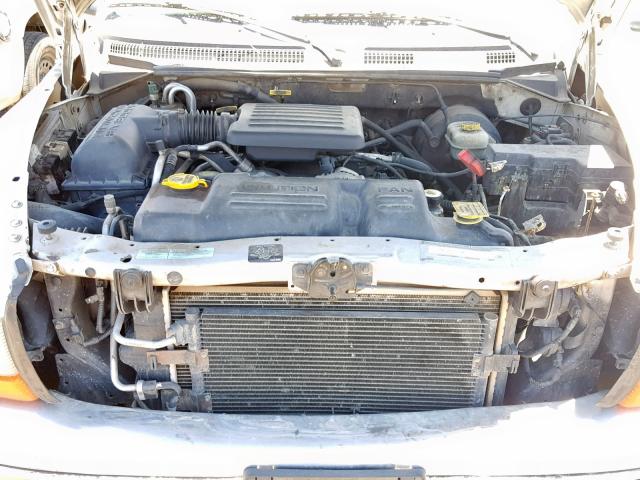 1B7HG2ANX1S263848 - 2001 DODGE DAKOTA QUA WHITE photo 7