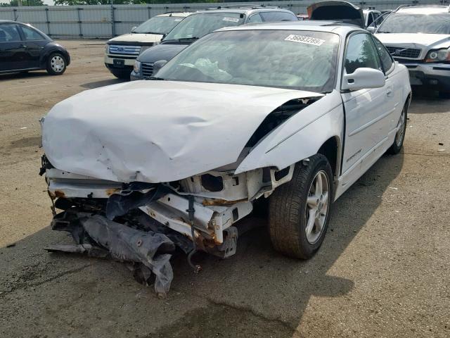 1G2WP12K71F185712 - 2001 PONTIAC GRAND PRIX WHITE photo 2