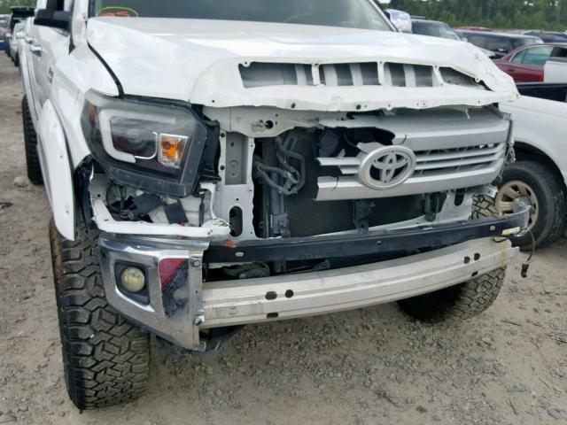 5TFGY5F14EX148896 - 2014 TOYOTA TUNDRA CRE WHITE photo 9