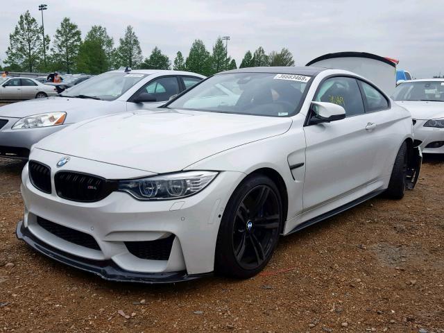 WBS3R9C55GK337169 - 2016 BMW M4 WHITE photo 2