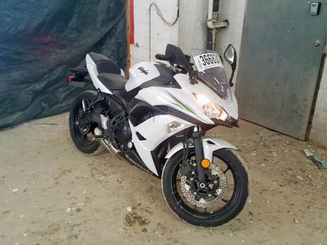 JKAEXEJ1XHDA00093 - 2017 KAWASAKI EX650 J WHITE photo 1