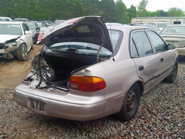 1Y1SK52831Z426647 - 2001 CHEVROLET GEO PRIZM BEIGE photo 4