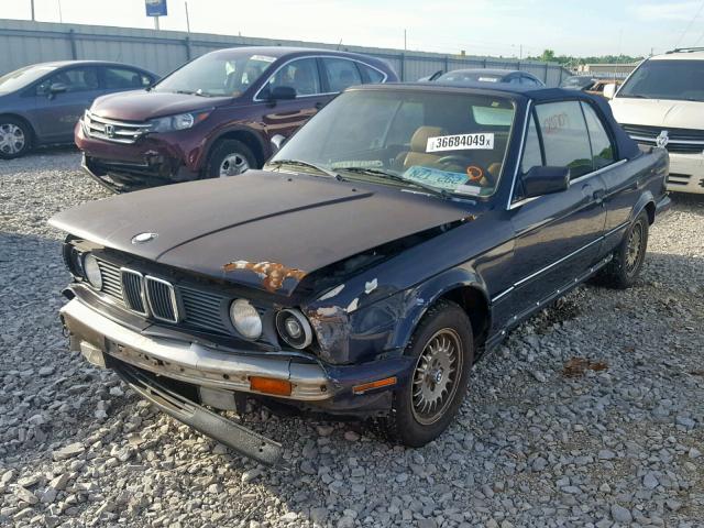 WBABB2302KEC18893 - 1989 BMW 325 I AUTO BLUE photo 2