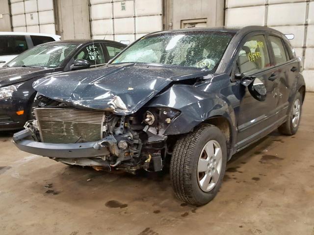 1B3HB28B47D269685 - 2007 DODGE CALIBER BLUE photo 2