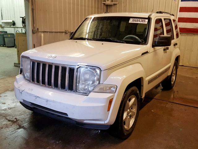 1J8GP58K28W235076 - 2008 JEEP LIBERTY LI WHITE photo 2